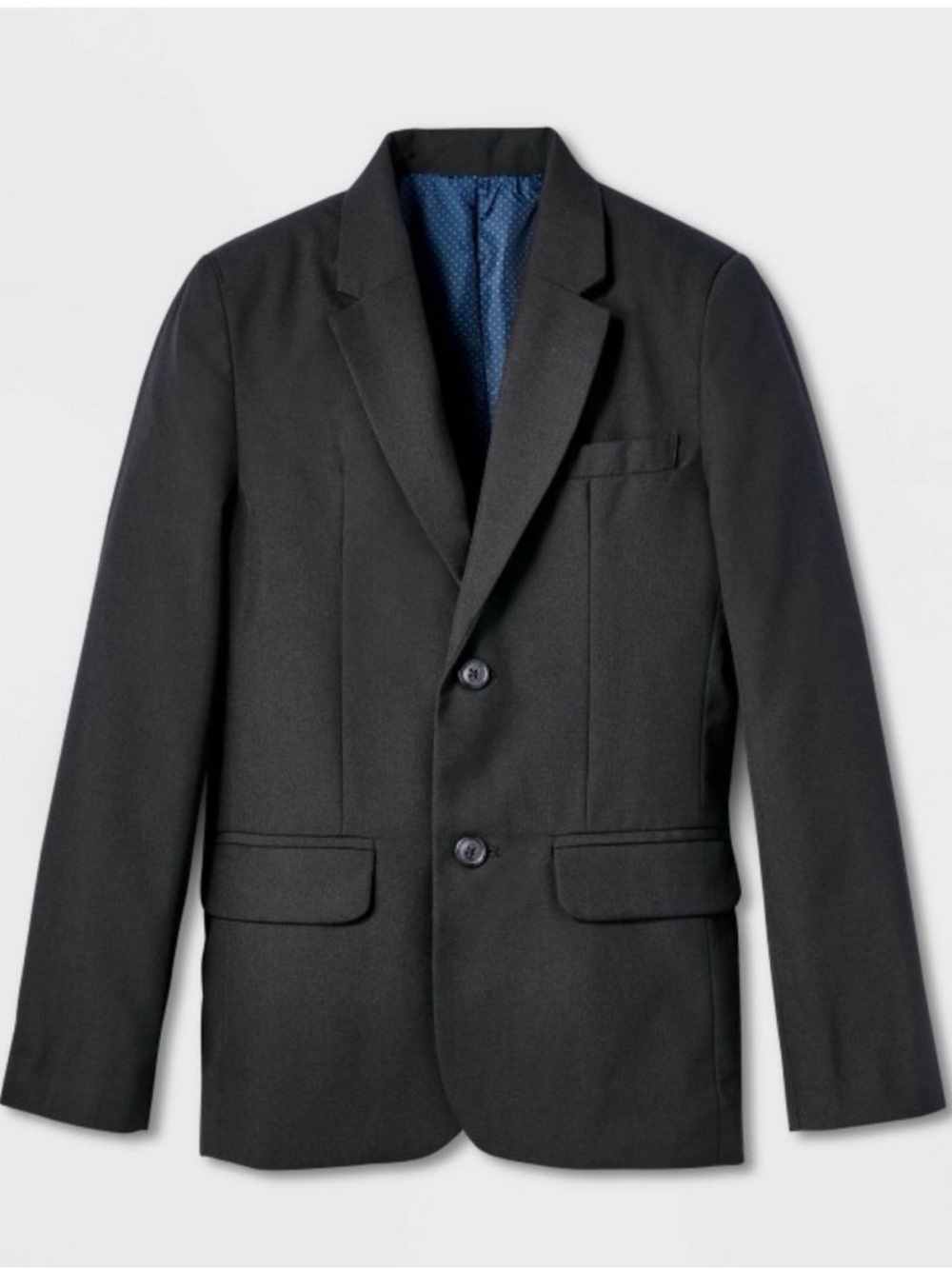 Cat & Jack Boys Black Two-Button Suit Jacket - Formal Suit Coat